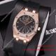 2017 Clone Audemars Piguet Lady Royal Oak Rose Gold Diamond Bezel Brown Rubber 32mm (5)_th.jpg